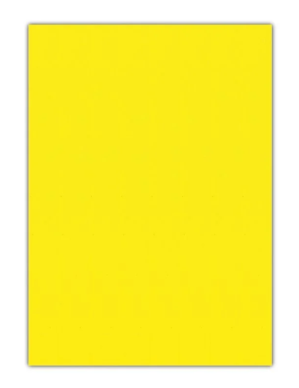 Yapışkanlı Eva 50x70 cm Sarı 10'lu